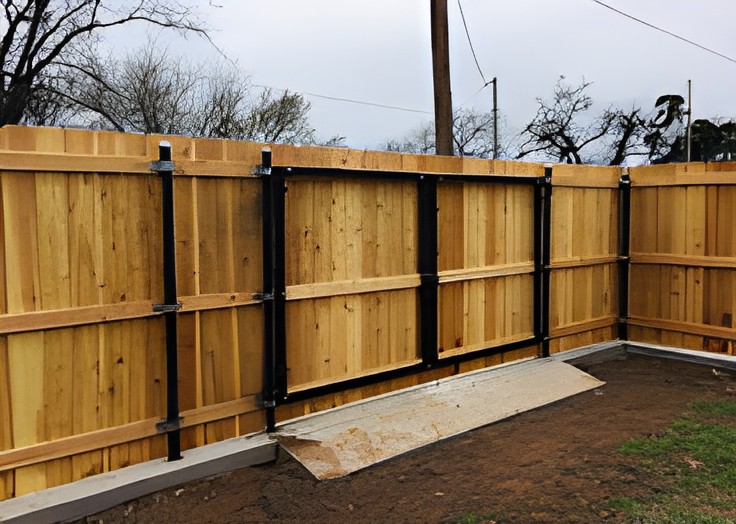 Custom cedar double gate